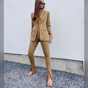 Danielle Berstein Slit front pants